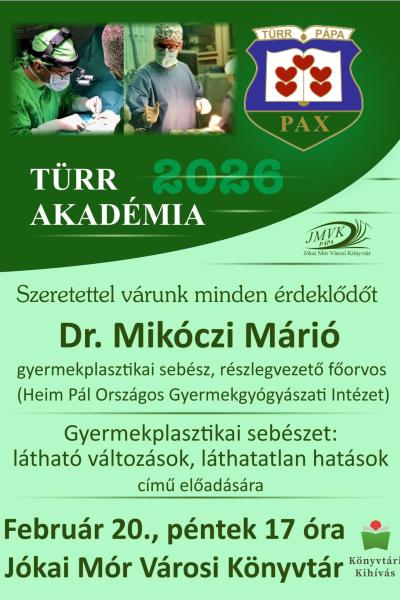Dr. Mikóczi Márió a gyermekplasztikai sebészetről