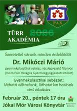 Dr. Mikóczi Márió a gyermekplasztikai sebészetről